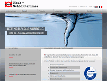 Tablet Screenshot of haub-schoellnhammer.de